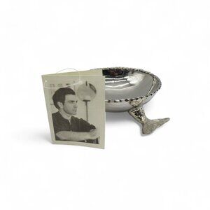 Michael Aram Mermaid Fish Tail Footed Bowl Nickel-plated Stainless Steel